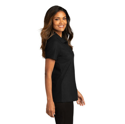NEW INSIGNIA - Port Authority® Ladies SuperPro React™ Polo - BLACK