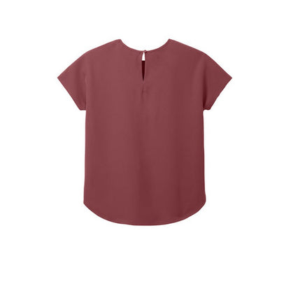 NEW INSIGNIA - Mercer+Mettle™ Women's Stretch Crepe Crew - Rosewood